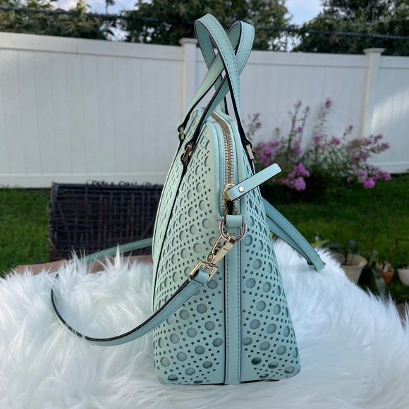 Kate Spade New York Newbury Lane Caning Rachelle Convertible Handbag - Picture 6 of 13